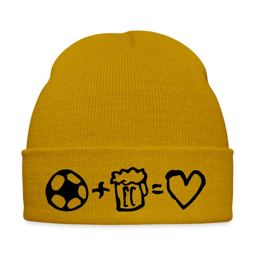 football+beer=love - Vintermössa