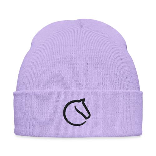 black lichess logo - Embroidered Winter Hat