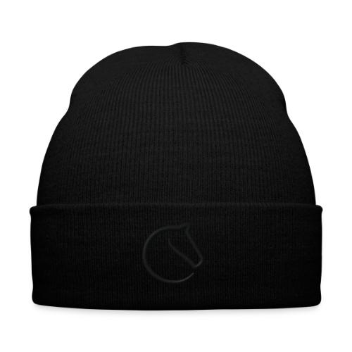 black lichess logo - Embroidered Winter Hat
