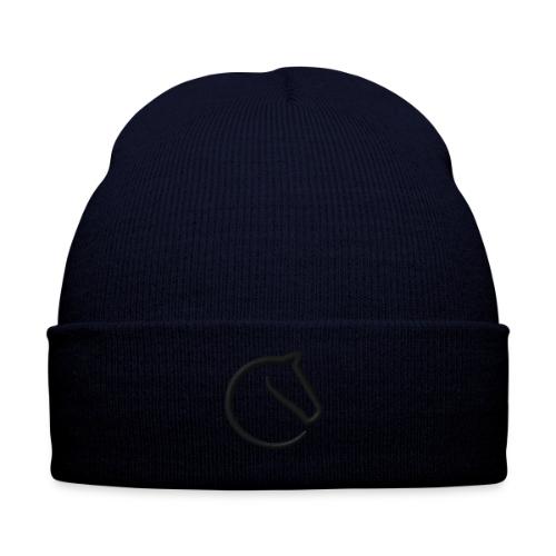 black lichess logo - Embroidered Winter Hat