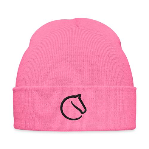 black lichess logo - Embroidered Winter Hat