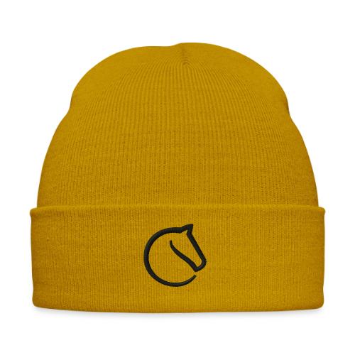 black lichess logo - Embroidered Winter Hat