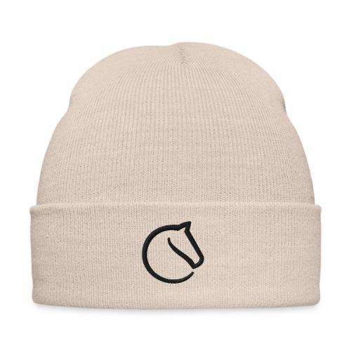 black lichess logo - Embroidered Winter Hat