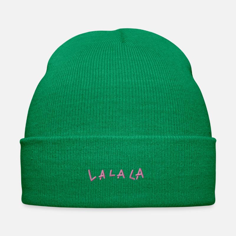 LA LA LA brodée Bonnet d'hiver personnalisable en broderie