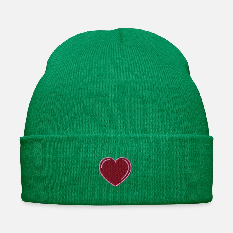 Heart 2 Embroidered Winter Hat