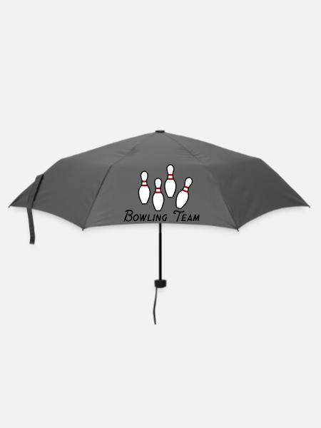 Bowling Team - Regenschirm (klein) - Grau
