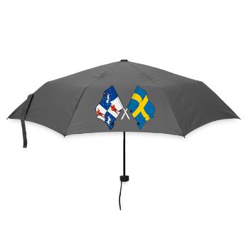 Province et pays : Crossed Design - Parapluie standard - bruyère - Devant