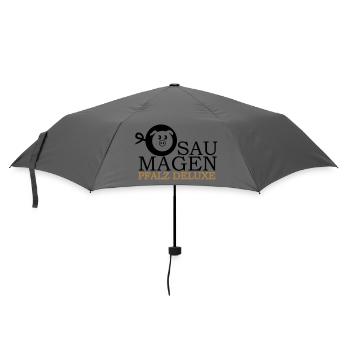 Pfalz Deluxe Saumagen - Regenschirm (klein) - Grau - Vorne