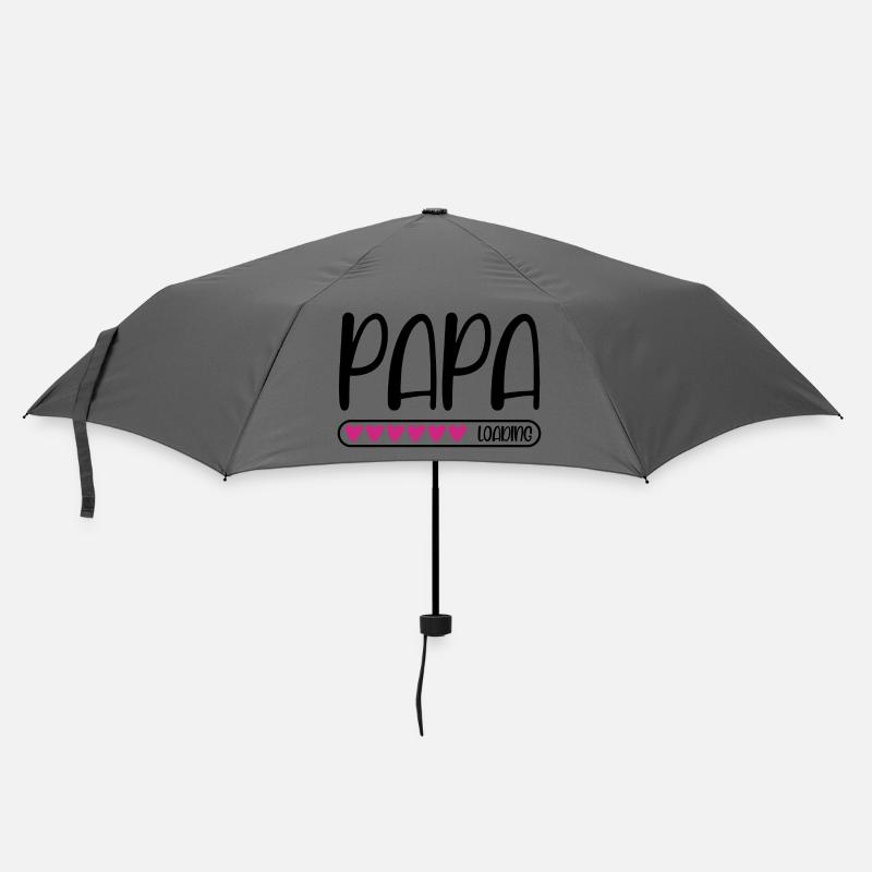Papa loading - Regenschirm (klein) - Grau