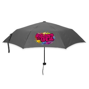 Roland Geil Farbexplosion Schlagersänger Concert - Umbrella (small) - grey - Front