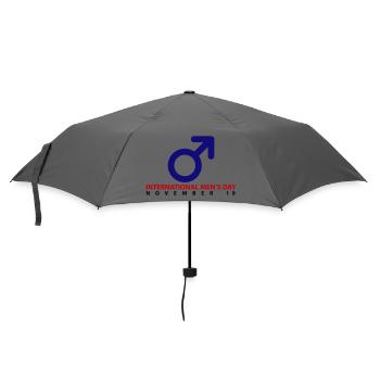International Men's Day - Umbrella (small) - grey - Front