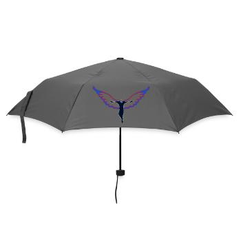 Silhouette de héros de l’aile - Parapluie standard - bruyère - Devant