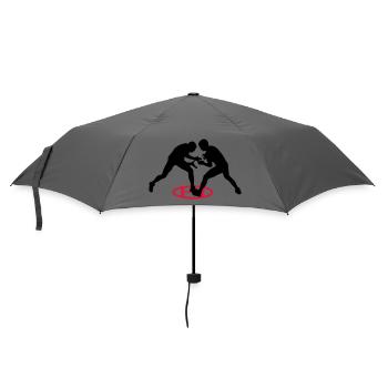 Greco-Roman wrestling - Umbrella (small) - grey - Front