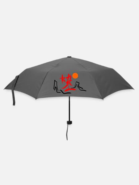 asia stuff - Regenschirm (klein) - Grau