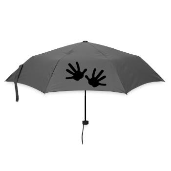 Two hands - Umbrella (small) - grey - Front