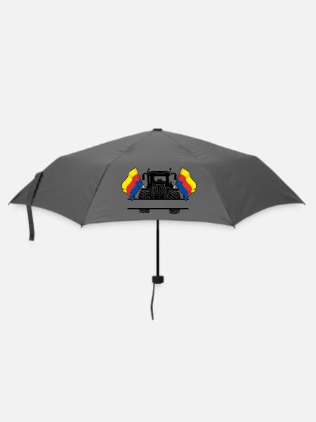 Nord Holland_Tractor_Custom_Edition - Regenschirm (klein) - Grau