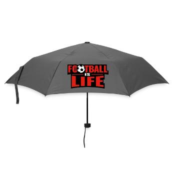 Football_is_life - Umbrella (small) - grey - Front