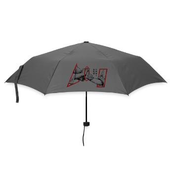 Aikido Technique Kotegaeshi Wrist Lock Budo - Umbrella (small) - grey - Front