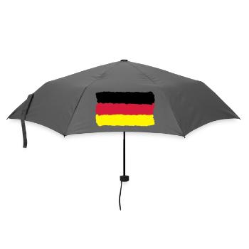 black red gold Germany flag Germany - Umbrella (small) - grey - Front