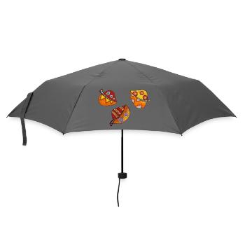 herbstblätter - Regenschirm (klein) - Grau - Vorne