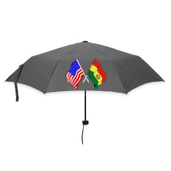 Drapeau des États-Unis et drapeau de la Bolivie - Parapluie standard - bruyère - Devant