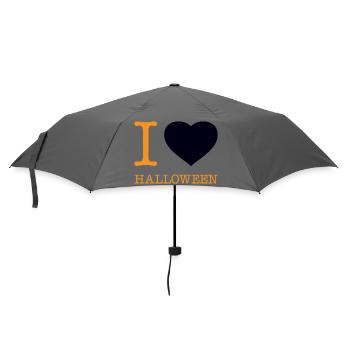 I Love Halloween - Umbrella (small) - grey - Front