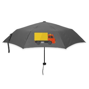 Lieferauto - Regenschirm (klein) - Grau - Vorne