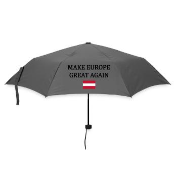 Make Europe Great Again – Austria - Umbrella (small) - grey - Front
