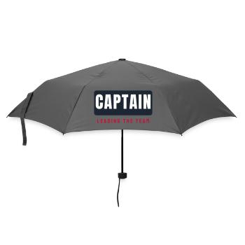 Captain Lettering Beam - Captain Team Sport - Umbrella (small) - grey - Front
