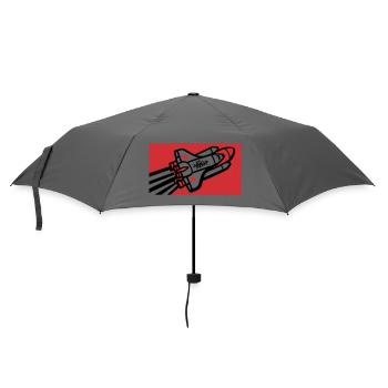 Space Shuttle Graffiti Graphic - Umbrella (small) - grey - Front