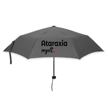 Unerschuetterlichkeit_Ataraxia_Gelassenheit - Umbrella (small) - grey - Front