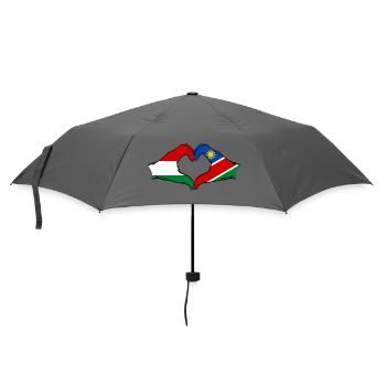 Drapeau de la Namibie Mains Cœur - Parapluie standard - bruyère - Devant