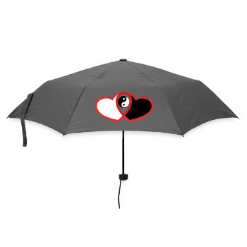 Beingungslose Liebe - Regenschirm (klein) - Grau - Vorne
