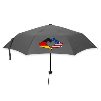 Allemagne États-Unis Forme de coeur avec les mains - Parapluie standard - bruyère - Devant