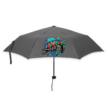 Sea turtle - Umbrella (small) - grey - Front