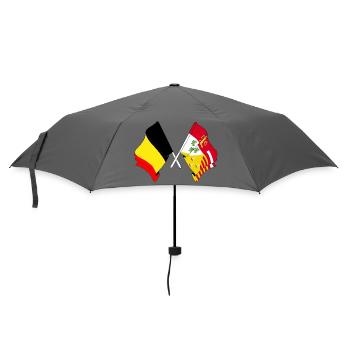 Flag of Belgium, flag Liège - Umbrella (small) - grey - Front