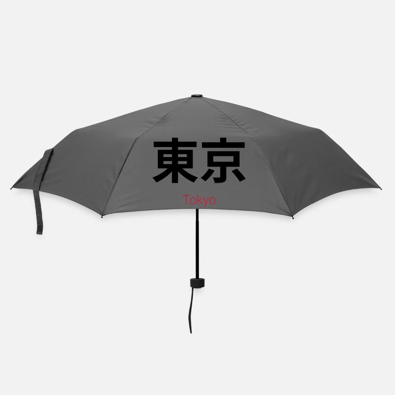 東京 – Tokio, die urbane Seele - Regenschirm (klein) - Grau