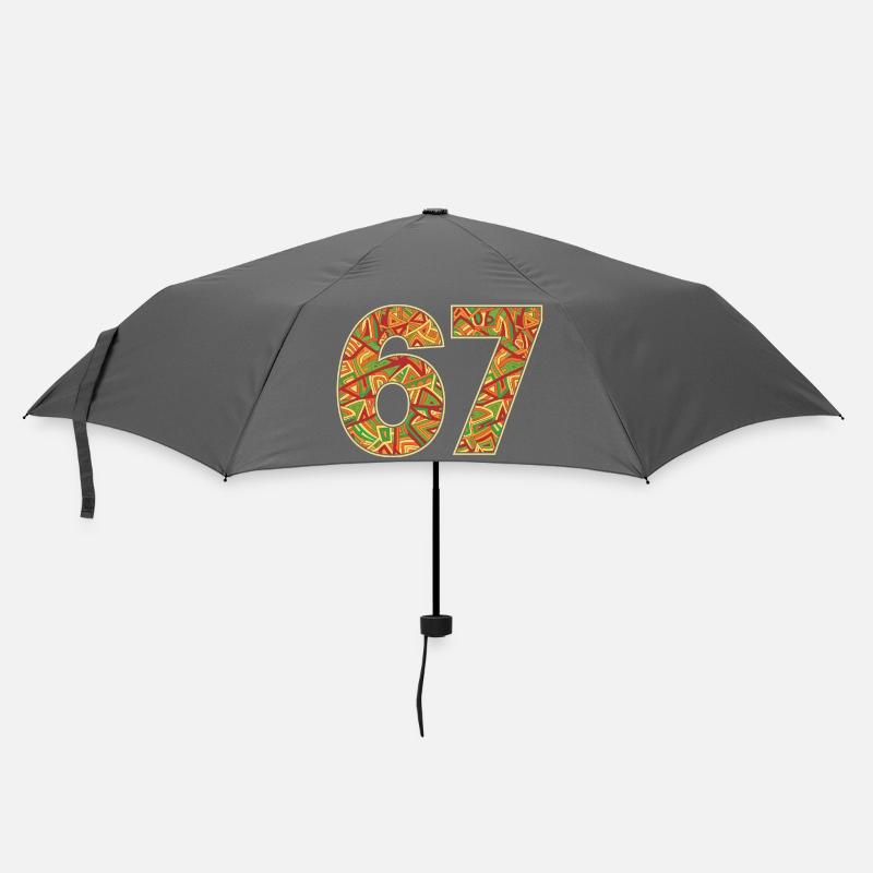 Africa Tribal 67 Pattern - Umbrella (small) - grey