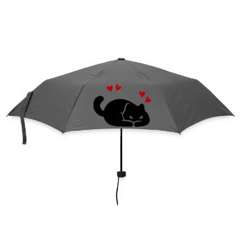 Cœur de Chat Amour - Parapluie standard - bruyère - Devant