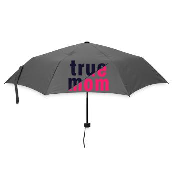 True Mom Mother Love Authenticity Art - Umbrella (small) - grey - Front