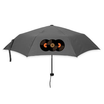 Collection de disques vinyles Fan de musique - Parapluie standard - bruyère - Devant