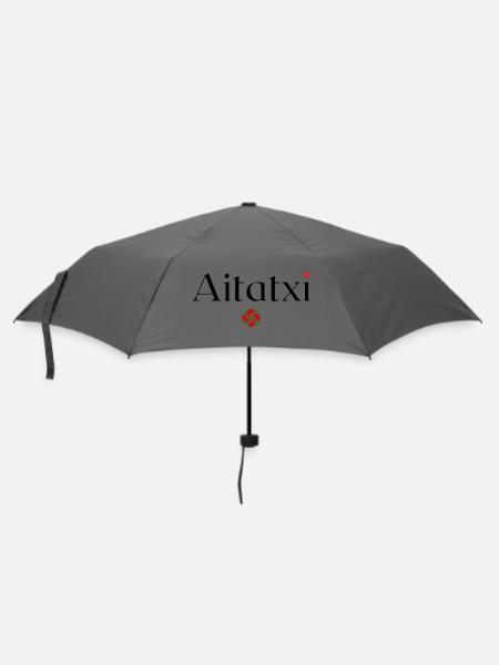Aitatxi et Lauburu. Papy en Basque - Parapluie standard - bruyère