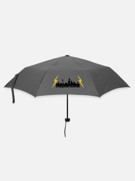 Frankfurter Maedsche ffm skyline - Regenschirm (klein) - Grau