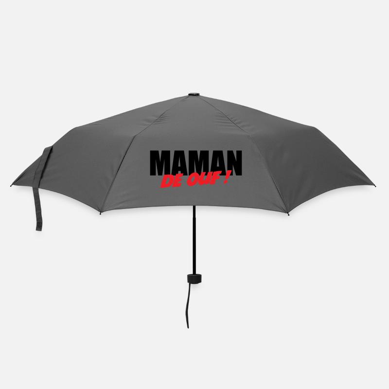 Crazy mom! - Umbrella (small) - grey