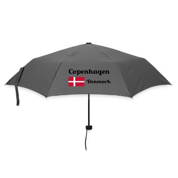 Copenhagen Denmark - Stylish prints - Umbrella (small) - grey - Front