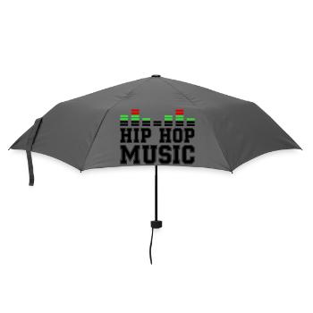Hip Hop Music - Regenschirm (klein) - Grau - Vorne