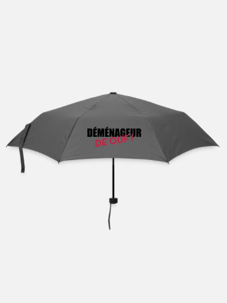frachtführer / möbelpacker / mover / bewegen - Regenschirm (klein) - Grau