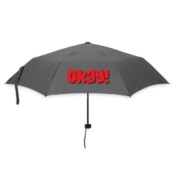 Okay - Regenschirm (klein) - Grau - Vorne