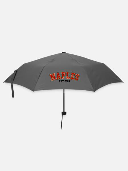 Neapel Est.2005 - Regenschirm (klein) - Grau