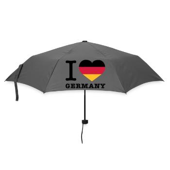 I love Germany | Herz | Heart - Parapluie standard - bruyère - Devant